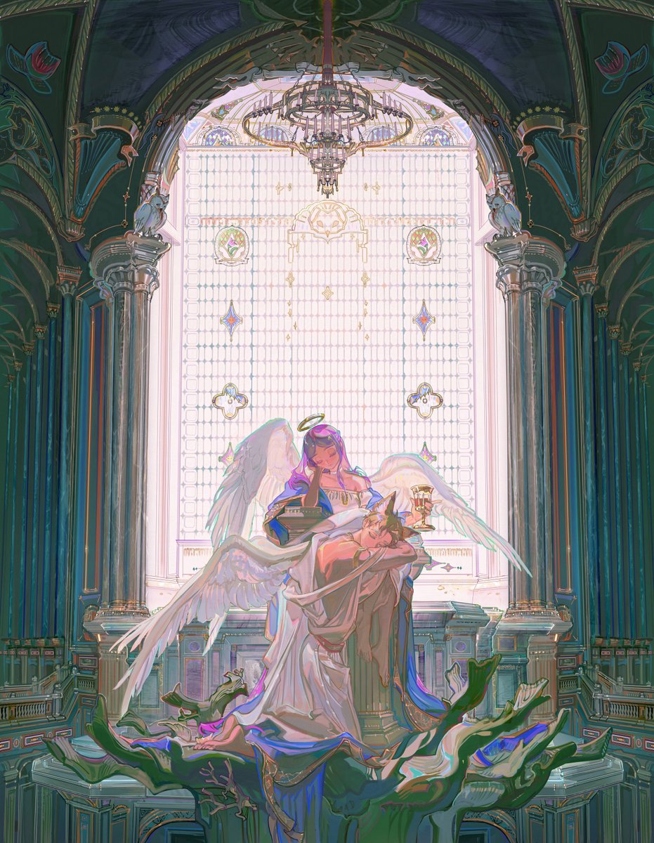 Owl altar
Listen, to the silent rhymth of the world.
(Original characters and concept)