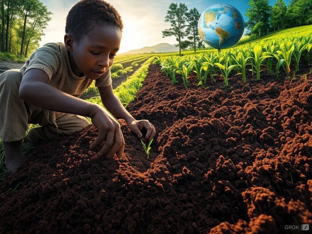 GuardianForSoil's tweet photo. 🌍 Let's prioritize the health of our planet, starting with the ground beneath our feet! Soil is the foundation of our ecosystems, our agriculture, and our future. Join the movement to protect and nurture our soil for a sustainable tomorrow. #SoilFirst #SaveSoil #ConsciousPlanet https://t.co/l2rkb2qz5T