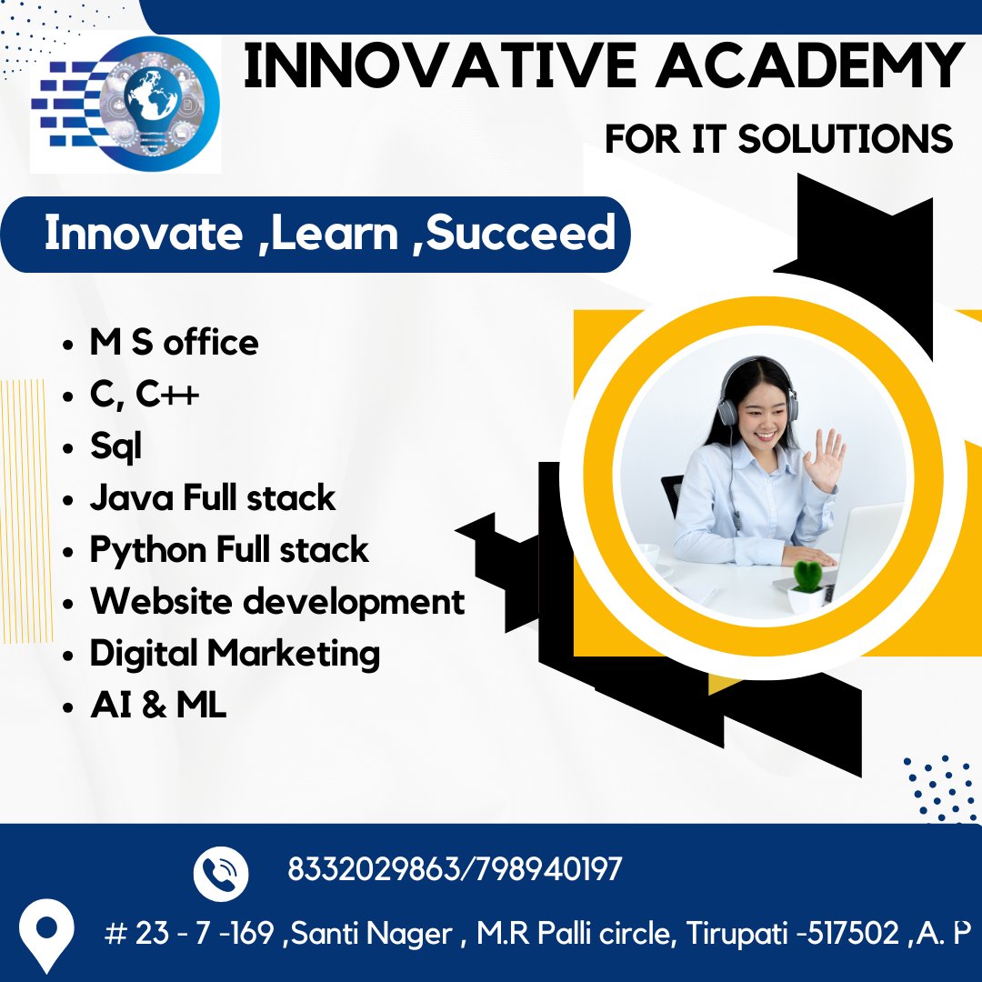 ia4solution's tweet image. #pythondjangoappdevelopment #magento #academicprojects #flutterappdevelopment #automationtesting #softwaretraining #placement #digitalmarketing #learndigitalmarketingonline #interview #itprojects #jobtraining #professionalinstitute #digitalmarketingtrainingkerala #interns