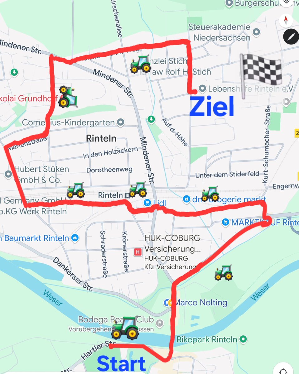 Heute, 7.12.2024, findet um 17 Uhr die Lichterfahrt Rinteln der Landwirte "Ein Funken Hoffnung" statt.
.
Bitte beachten: Die Veranstalter, das Lichterfahrt-Team Rinteln, weisen darauf hin, dass aus Platzgründen aufs Gelände der Lebenshilfe Rinteln keine Autos von Besuchern fahren