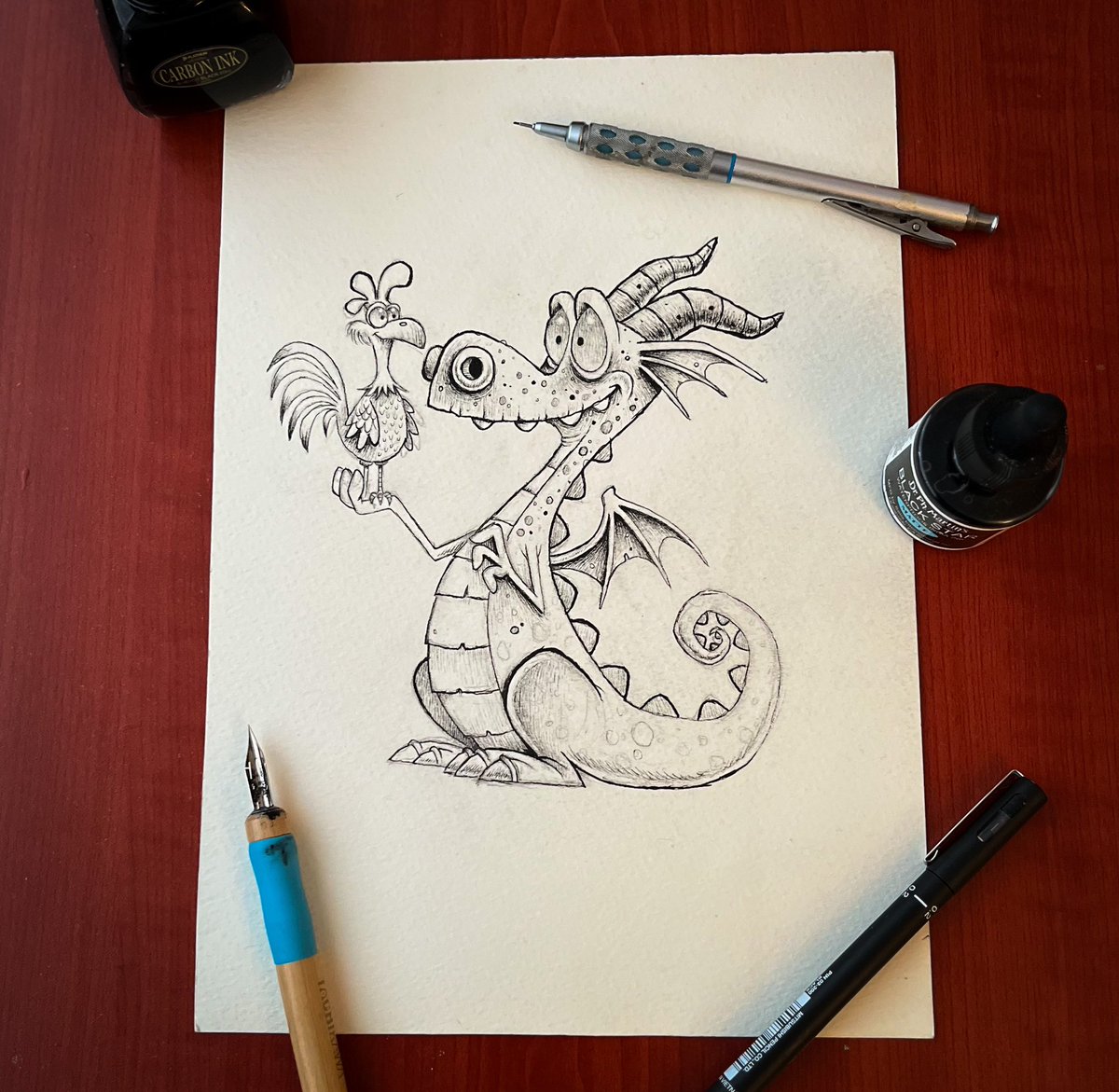 Mr_barghest_'s tweet photo. Inked up dragon guy and friend. 🐲🐉 https://t.co/sy7f5jAB2n