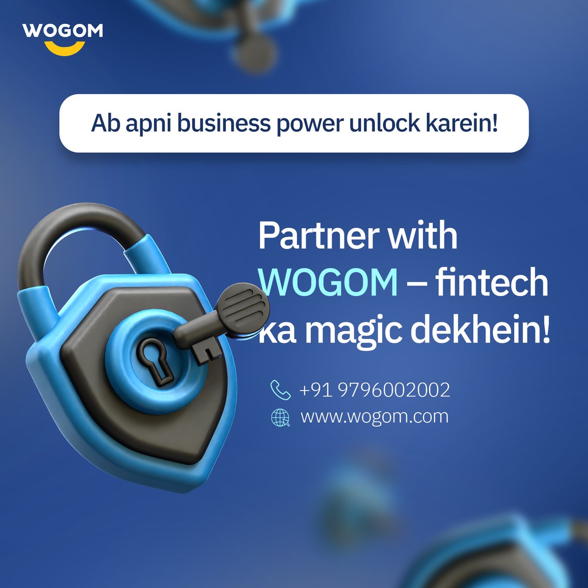 WogomIN's tweet image. 📞 Call: +91 97960 02002
🌐 Visit: wogom.com

#WOGOMMagic #FintechForBusiness #RetailRevolution #FintechMagic
#BusinessGrowth #Entrepreneurship
#CashFlow #SmallBusinessSolutions #StartupJourney #FinancialFreedom #TechInnovation
#RetailRevolution #CustomizedCredit