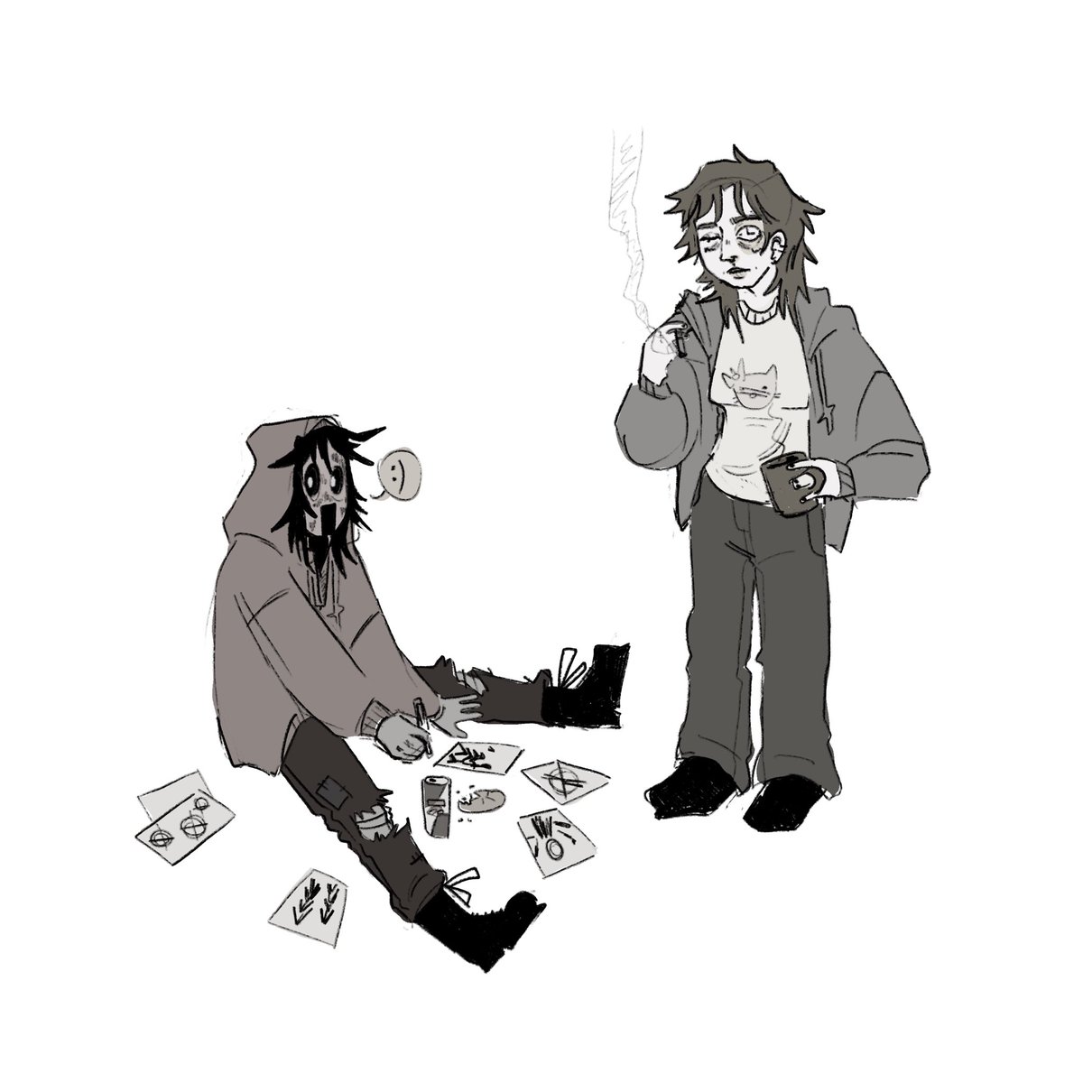 Martzjecibulki's tweet photo. #creepypasta #clockwork #katethechaser https://t.co/nZ0Jk1rt6G
