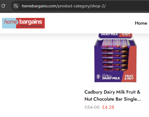 Bargain hunters beware - if an offer seems to good to be true, it probably is. 
Here is a webpage purporting to be Home Bargains, but the web address is HEME Bargains - one letter difference, but enough to fool people into parting with their cash. 
It is a scam.