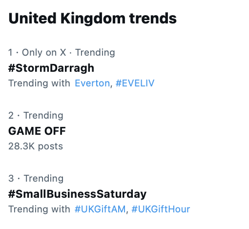 UKGiftHour's tweet photo. We've been using #SmallBizSatUK but others have used #SmallBusinessSaturday and gratifyingly many have used #UKGiftHour #UKGiftAM. The net result? TRENDING! Fantastic job everyone for bringing attention to #supportsmallbusiness 🙌🎁❤️#shopindie #shoplocal
@SmallBizSatUK https://t.co/SukRCCX9Sx