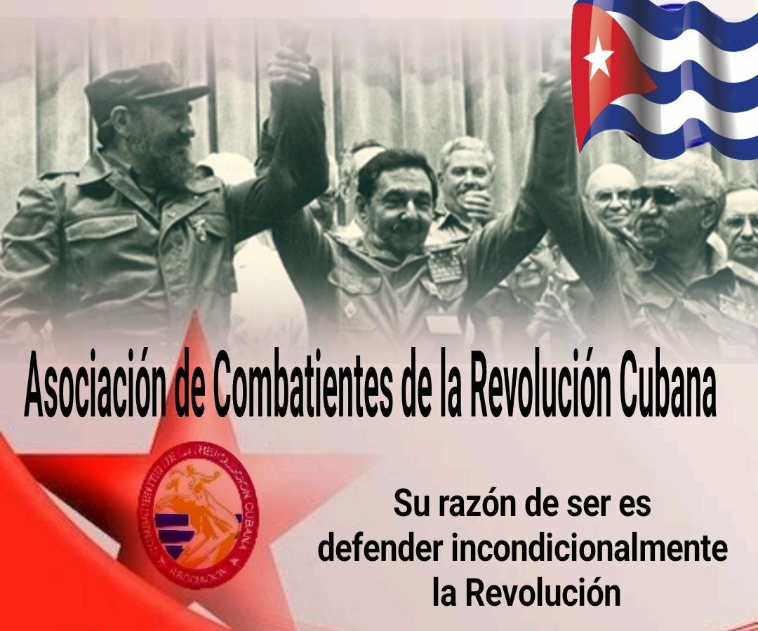 DrRobertoMOjeda's tweet photo. La Asociación de Combatientes de la Revolución Cubana arriba a un nuevo aniversario. Reciban un fuerte abrazo en nombre del @PartidoPCC todos sus integrantes, #GenteQueSuma y con la que contamos siempre. @MinfarC https://t.co/3zTG86Po9A