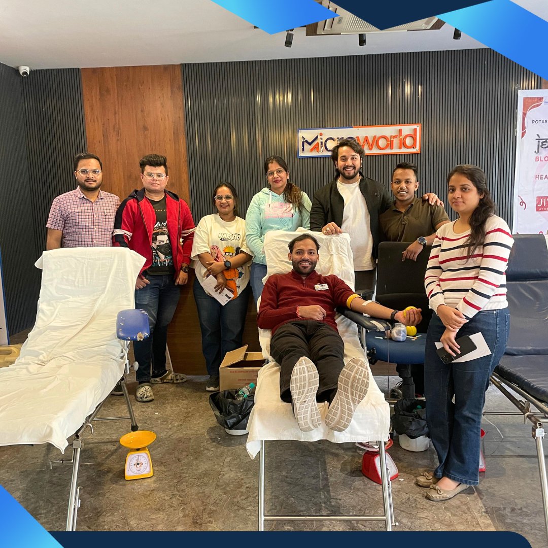 microworldsol's tweet photo. 🌟Health &amp; Wellness Camp at Microworld Infosol*🌟

Together, we are fostering a healthier and stronger community.💪

#CSR #HealthandWellness #CommunityFirst #BloodDonation #HealthCheckup #MicroworldInfosol #WeCare #EmployeeWellbeing #Dental #EyeCheckUp #SaveLives #DonateBlood https://t.co/xafR91Tpg8