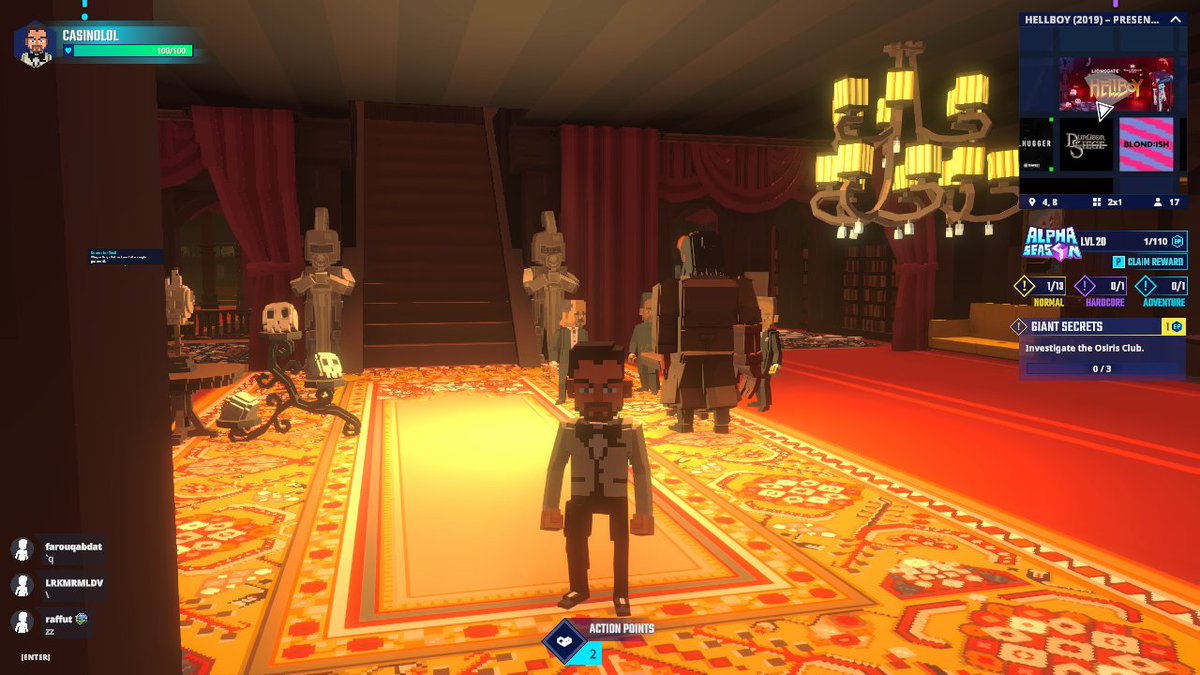 kasino122's tweet photo. Sneaking into the Osiris club in Hellboy (2019) in @TheSandboxGame. Things are about to get supernaturally exciting! 😈🔥 @Lionsgate https://t.co/ZBFBWZSxgt #TheSandbox #AlphaSeason4 #AS4SocialChallenge https://t.co/5U00NO2WhW