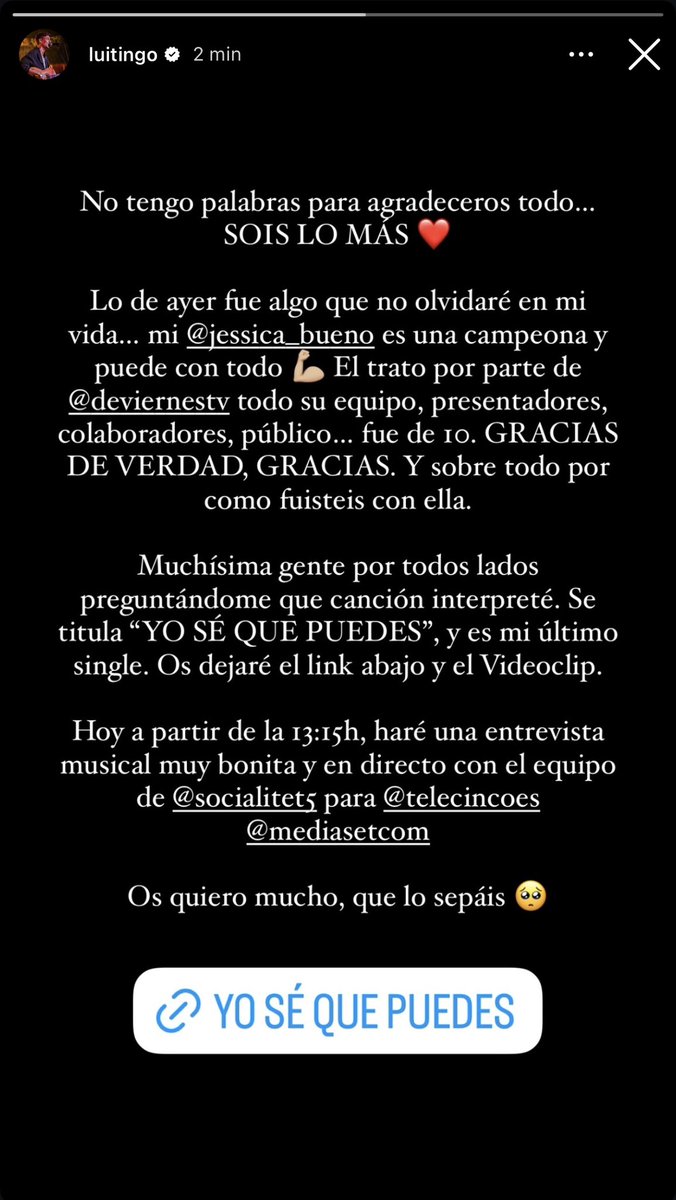 comentdetodo's tweet photo. En un rato Luis en directo en Socialité ✨ #Jessingo7Di https://t.co/Ru6iuhv8wY