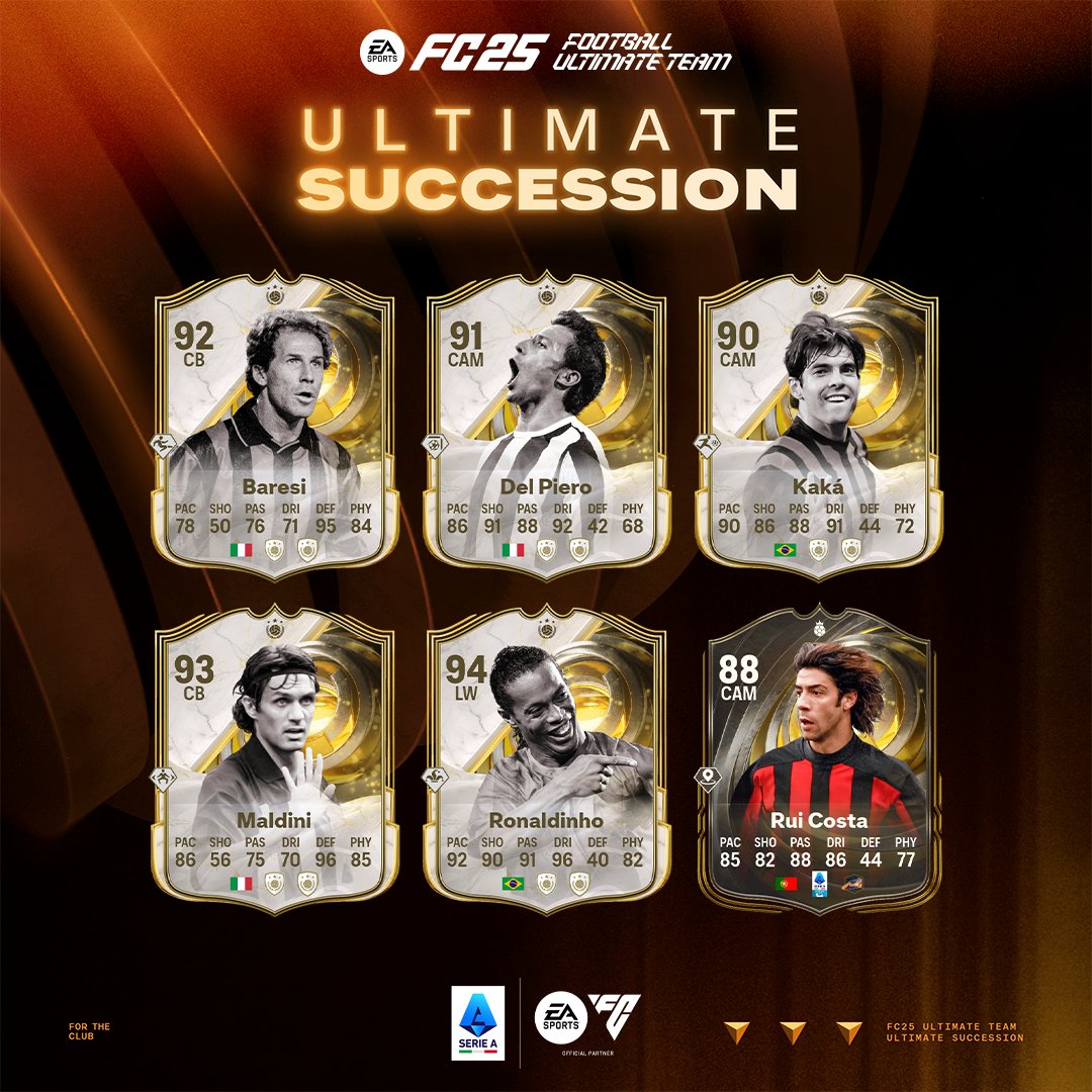 SerieA_ID's tweet photo. Serie A dulu, sekarang, dan masa depan 🙌
Lanjutkan warisan juara dengan #UltimateSuccession di #FC25! 

@EASPORTSFC @easportsfcit https://t.co/4ufzMKLHT0