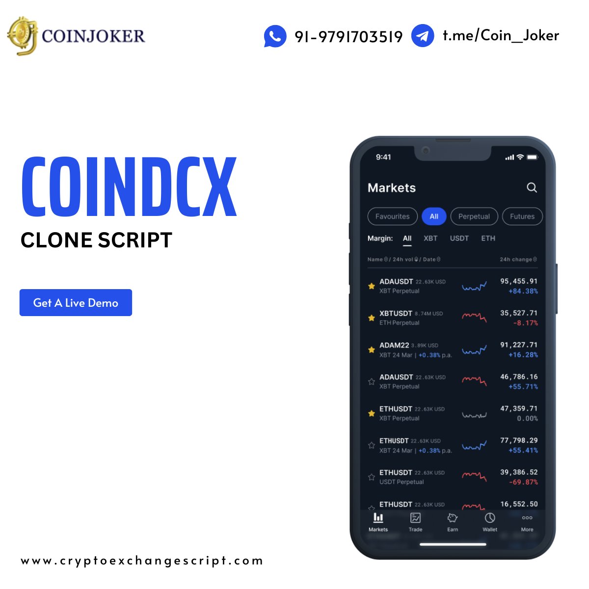 coinjoker_tech's tweet image. 🎄 Unwrap the Magic of Crypto with Coinjoker's #ChristmasSale! 🎁
🎅 Christmas Sale Alert! 🎅
Take advantage of this limited-time offer to kickstart your #cryptobusiness with a scalable, customizable, and feature-rich solution! >> bit.ly/3A5GkWI
#CoinDCXCloneScript