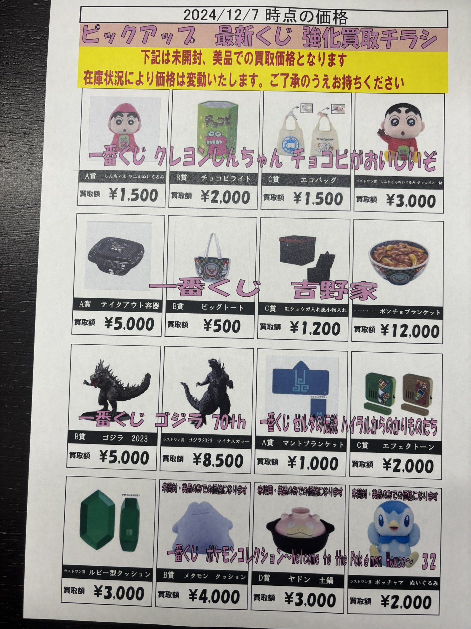 吉野家一番くじ A賞 テイクアウト容器風陶磁器 （一番くじ