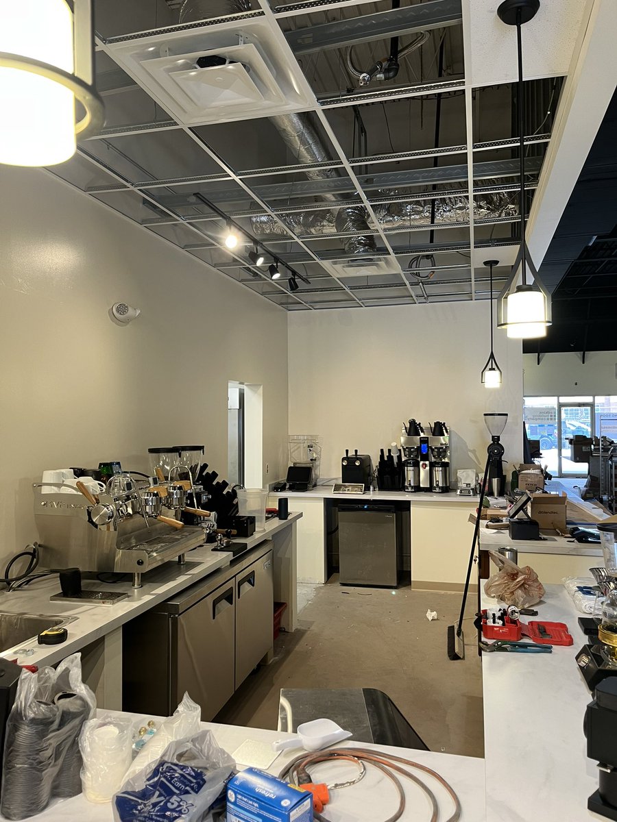 mattharp_akron's tweet photo. Nearly there 🙏🏼 it’s been a long time to get everything built and we still have some cleanup, but Confessional Coffee and Pastry is opening really soon! https://t.co/dlnaNmJptA