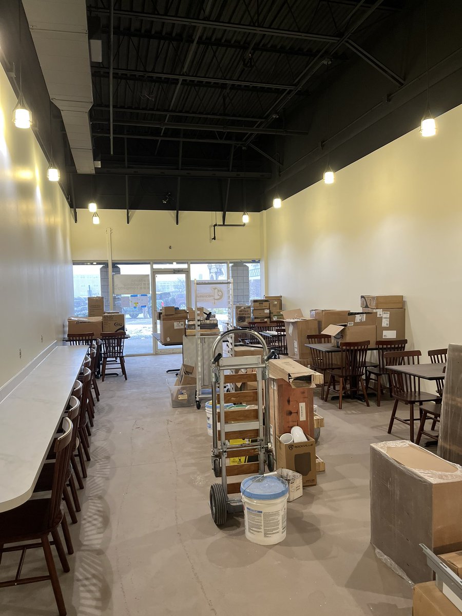 mattharp_akron's tweet photo. Nearly there 🙏🏼 it’s been a long time to get everything built and we still have some cleanup, but Confessional Coffee and Pastry is opening really soon! https://t.co/dlnaNmJptA