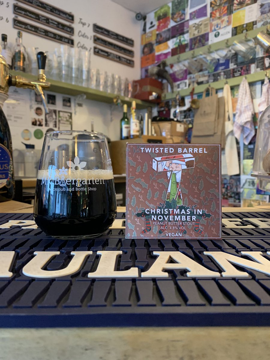 Twisted Barrel are on Tap 1 with their lovely Christmas in November, Peanut Butter Stout🎅🏻🎄

Get out the rain, get in the pub and get some Twisted Barrel in your life!
@twistedbarrel

The pub is open 12-11 today!