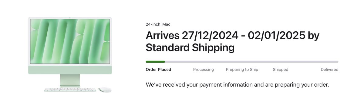 Merry Christmas to Me. 💚 Fully loaded 💥 coz speed matters when I’m driving a Mac 😉🏎️🔥🔥🔥