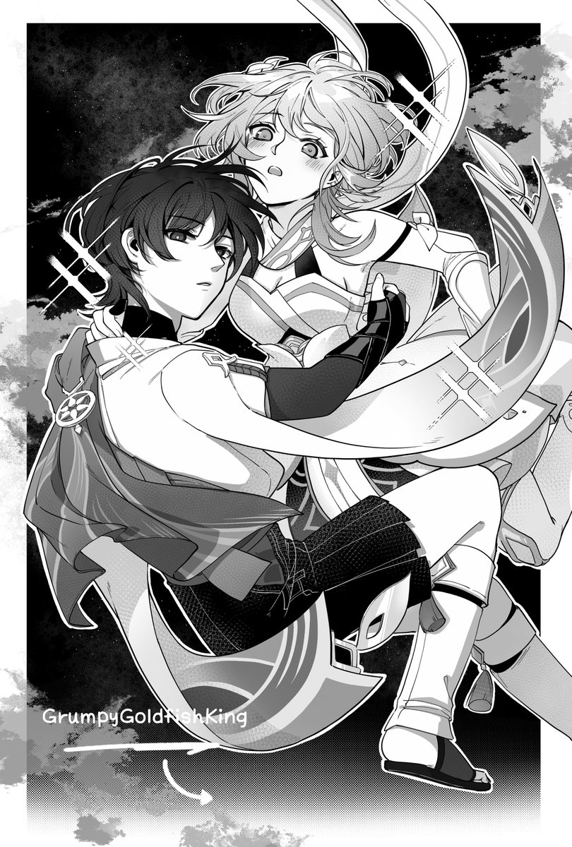 「渴望／YEARN」

Wanderer X Lumine 
（This is a sample of my comic book）

#scaralumi #スカ蛍 #放蛍 #wanlumi #scrlmiweek2024