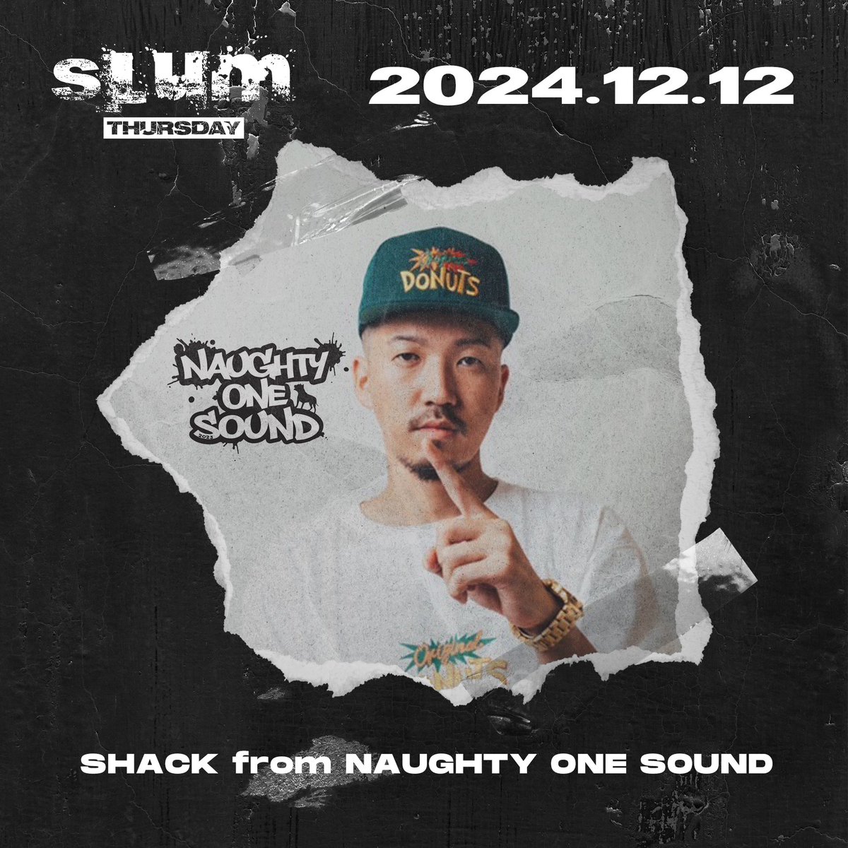 2024.12.12 (THU) 『Slum Thursday』 <a href="/shaftsendai/">SHAFT</a> 

#slumthursday #loud_sendai #sendainevadie

Doors Open: 23:00

Door: ¥1,500

【Guest Sound】 
Oneness Sound
SHACK from NAUGHTY ONE SOUND

【GUEST DANCER】
New Wavez
Nachi fr. GlowCatty
Kurumi