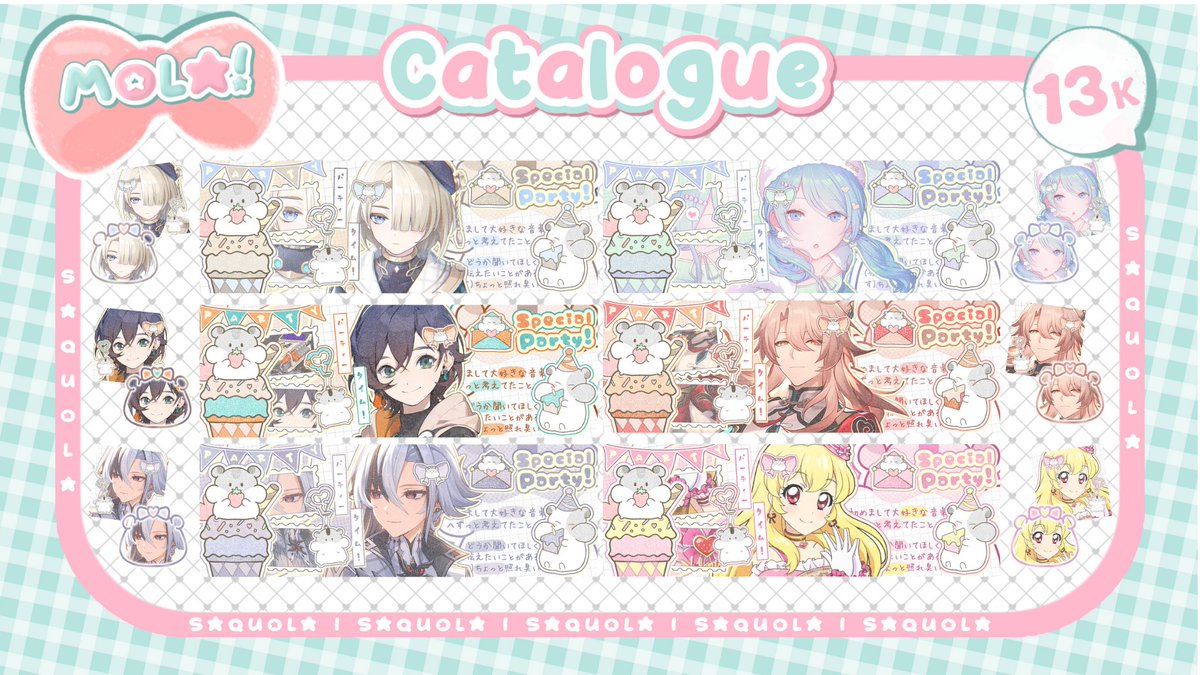 ☆ any interaction would be appreciated!

hALOO! mola mau clearance sale layout bandori, genshin, zzz, pjsk, hsr, aikatsu inii jadi 10k–13k ajaa! price tertera di pict, kodenya ada di alt yaa ^___^ mari jajaank–!

t. #zonauang #zonaba #zonajajan