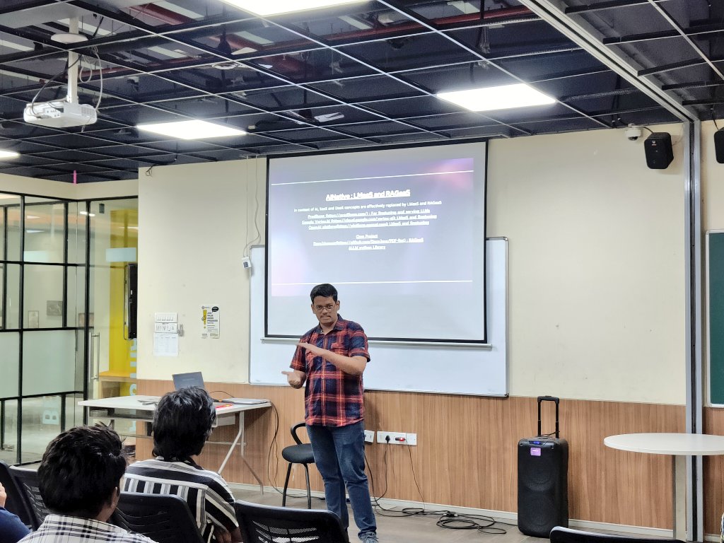 cncfthane's tweet image. And finally we had lighting sessions by @MehtaHanshal sharing insights about BuildSafe: Securing Software Supply Chain and @SOHAMG5 taking session on From Cloud-Native to AI-Native: Unlocking the Future of LLM

#cncfthane #cloudnative