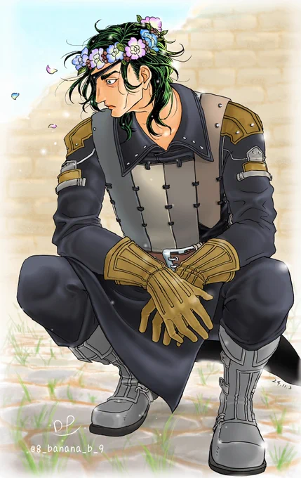 [第27位] 36票 ゲド (III) 「あぁ、さっさと行くぞ。 もどったら一杯おごろう。」 #幻水総選挙開票中・宿星部門 #幻水総選挙2024