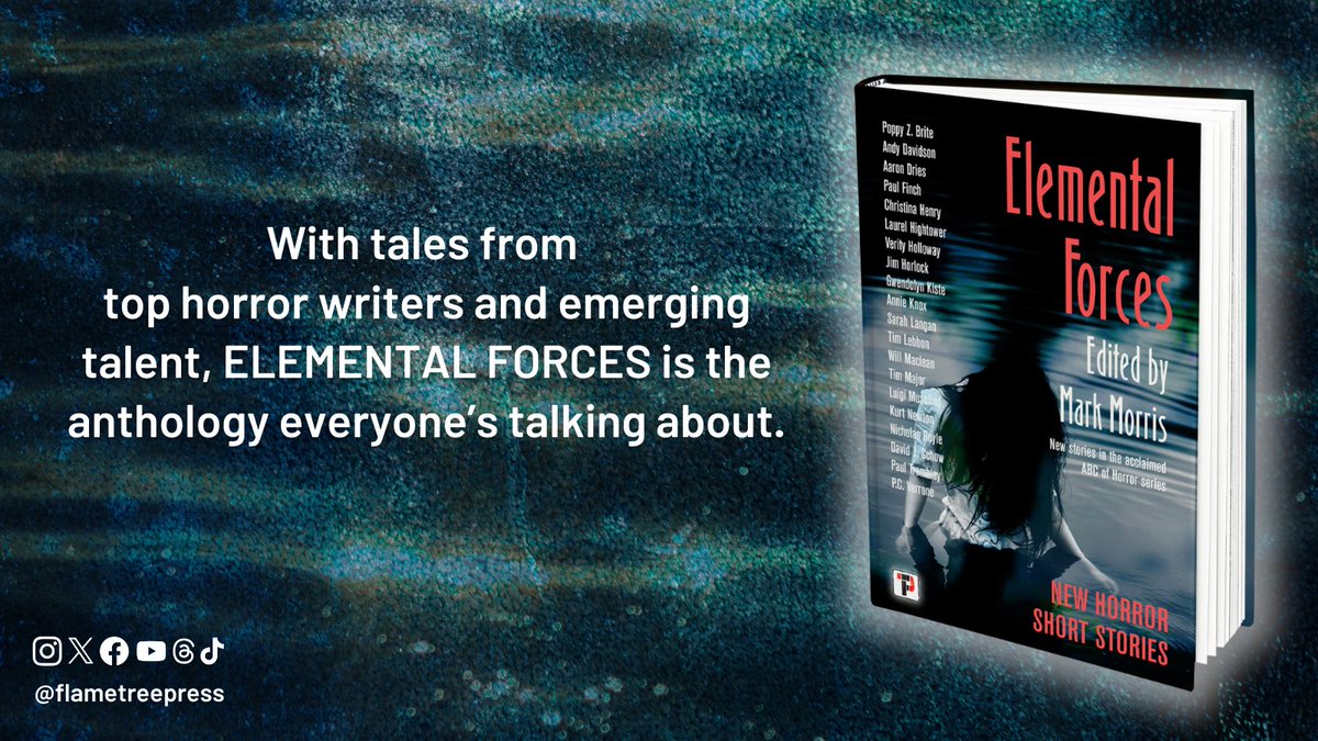 flametreepress's tweet photo. Ready for the next great anthology of terror? #ElementalForces brings the scares like no other @MarkMorris10 https://t.co/TpiUIDPG6I https://t.co/KW1yHs5mjp