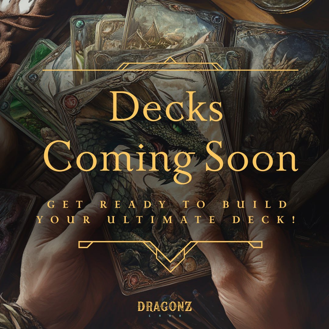 dragonzlandx's tweet image. 🐉 Deck Building is Coming to Dragonz Land! 🃏
Next week, unleash your strategy by assembling your ultimate deck with 6 Champions + 2 Spells/Items. Your deck will be the foundation of your battles, the key to unlocking epic rewards, and your greatest weapon on the battlefield.…