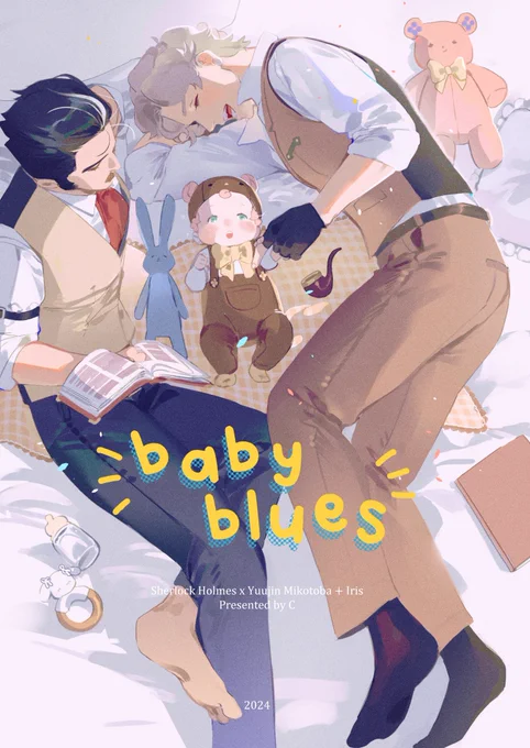 So elated to finally finish another hmmk doujin this year, the digital copy can now be directly purchased and downloaded on my shop!Thank you so much for your support and interest !English version  Jp version  