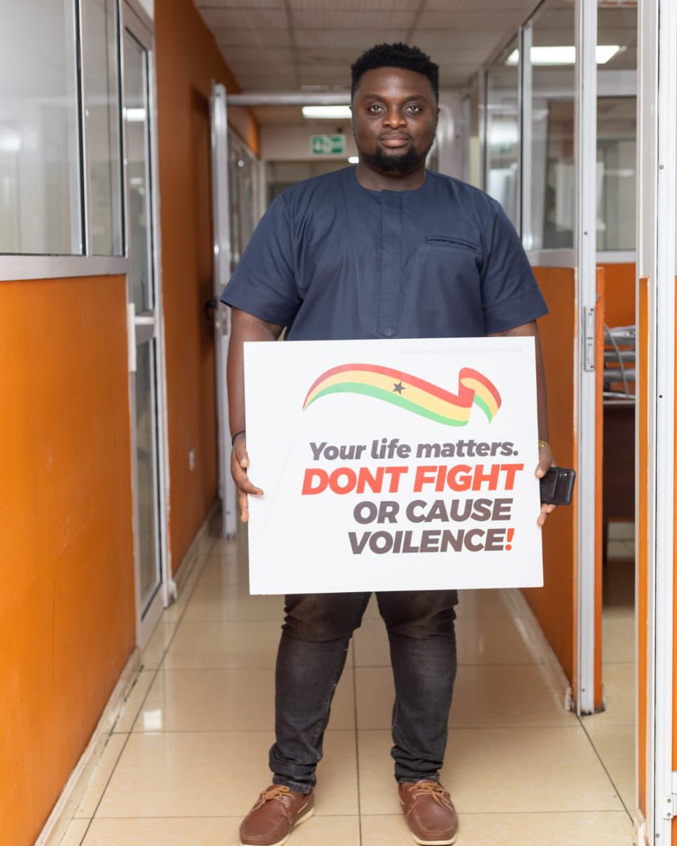 Vote Peacefully, Choose Ghana First 🫂

📸 <a href="/samboad_/">SamBoad</a> 

#samboad 
#Election2024 

Trdz: Hawa Koomson | Bantama | Hohoe | Ayawaso West Wuogon | Ketu South