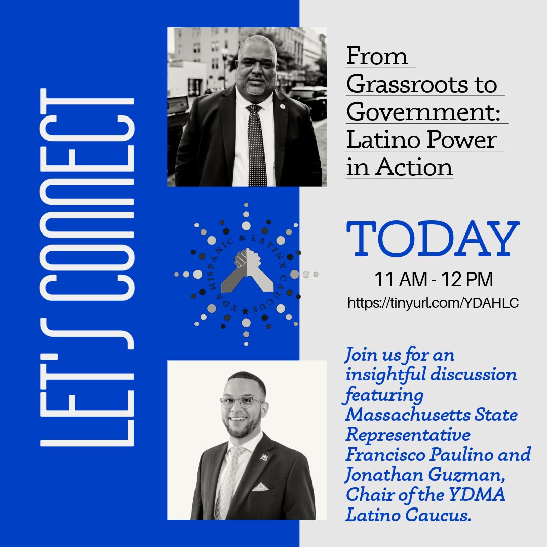 Don’t miss this opportunity to connect with inspiring leaders and engage in meaningful dialogue. We will also explore opportunities available within the caucus. CC: <a href="/youngdems/">Young Democrats of America</a>, <a href="/MAYoungDems/">The Young Democrats of Massachusetts | YDMA</a>
