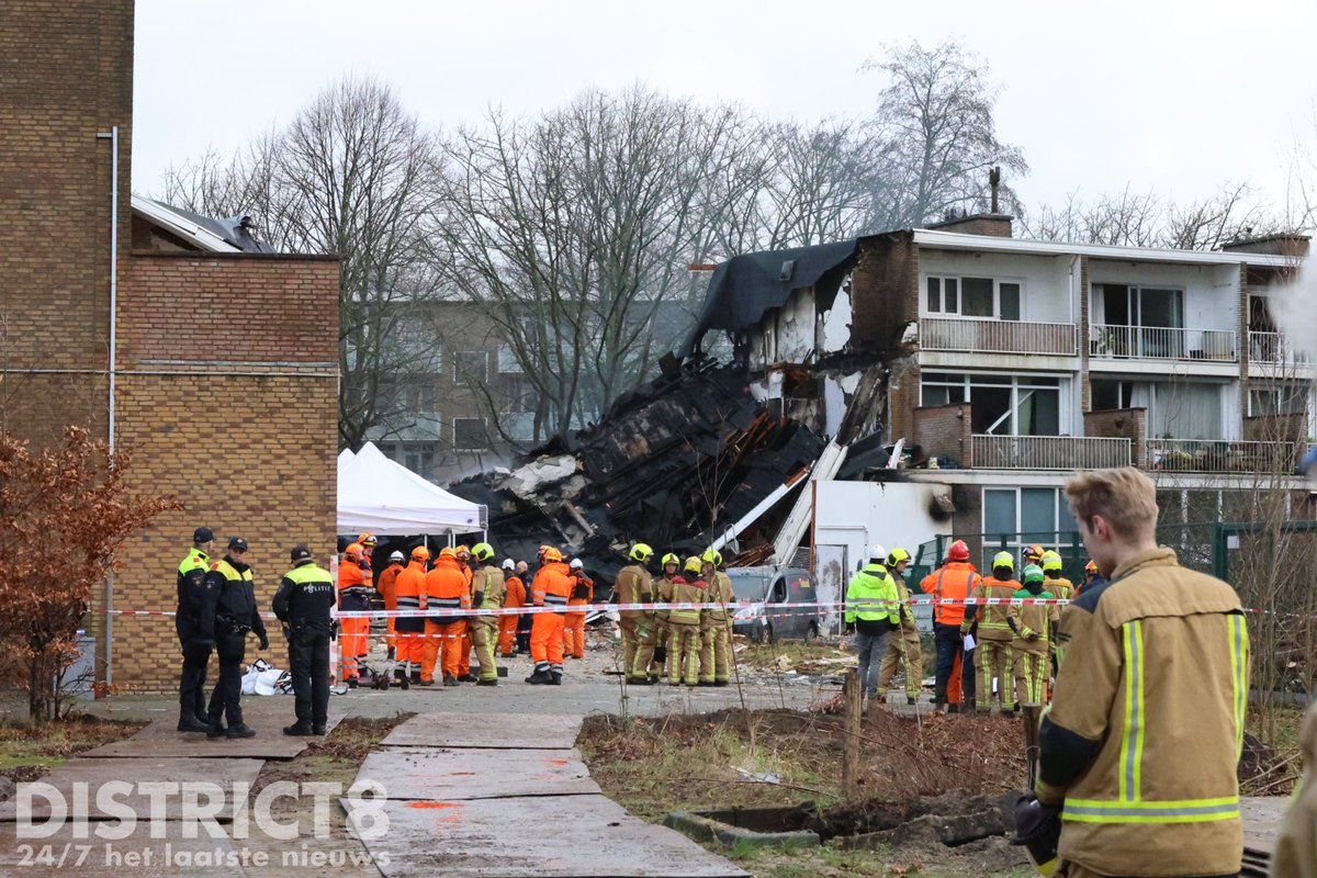Explosie en onderzoek op Tarwekamp in Den Haag