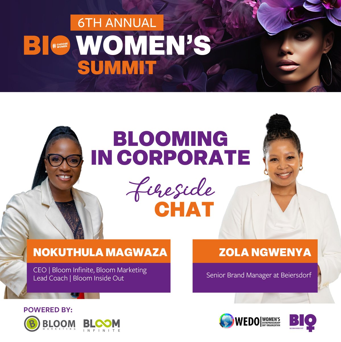 bloominsideout_'s tweet photo. Corporate success stories unlocked! Zola Ngwenya joins @noxbloom to inspire us on how to thrive in the corporate world. #BIOSUMMIT2024 #SheIsBlooming https://t.co/Hkcha0VeqV