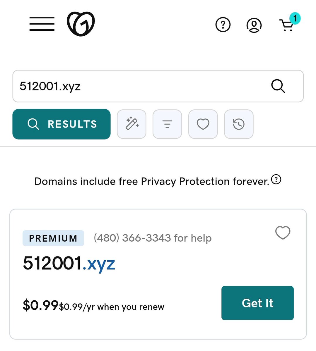 iterativeguy's tweet image. Did you know you can get a .XYZ #Domain for less than $1/year if it’s all numbers and under 9 chars.

Example: 512001.xyz
10 years for just $9.90! 🤯

Try it @GoDaddy or @Namecheap

#domainsforsale #Domains