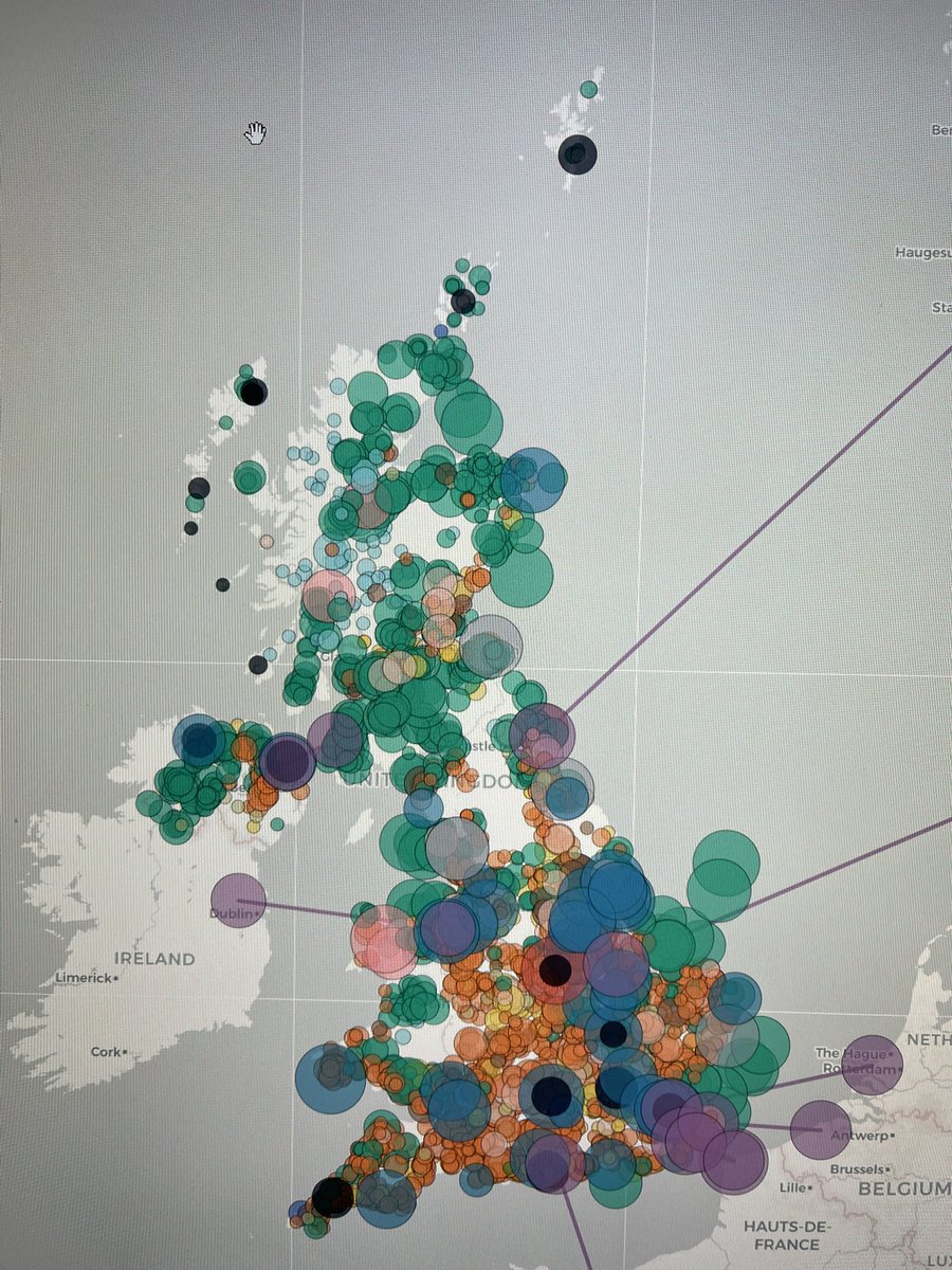 MiniMapMakers's tweet photo. Map du jour! https://t.co/3fgcP1pM4v Getting uptodate stats for 3 #climate lessons next week! All forms (inc 1coal) vs #Renewables solar hydro wind marine 2244 places 42.3 % production) #geographyteacher #connectingcartography #energy #maths #science #STEM #gettingchildrenmapping https://t.co/BRvZBzbpc2