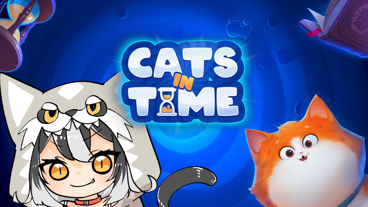 NyamireRishi's tweet photo. 🐾配信告知🐾

今日は21時30分からまったりとCats in Timeっていうねこさがすパズルゲームやってくよ！🐱
今日はまったり🐱

#にゃみれまみれ
#CatsinTime

https://t.co/LYSiZb8nlq https://t.co/JRCFKXyH29