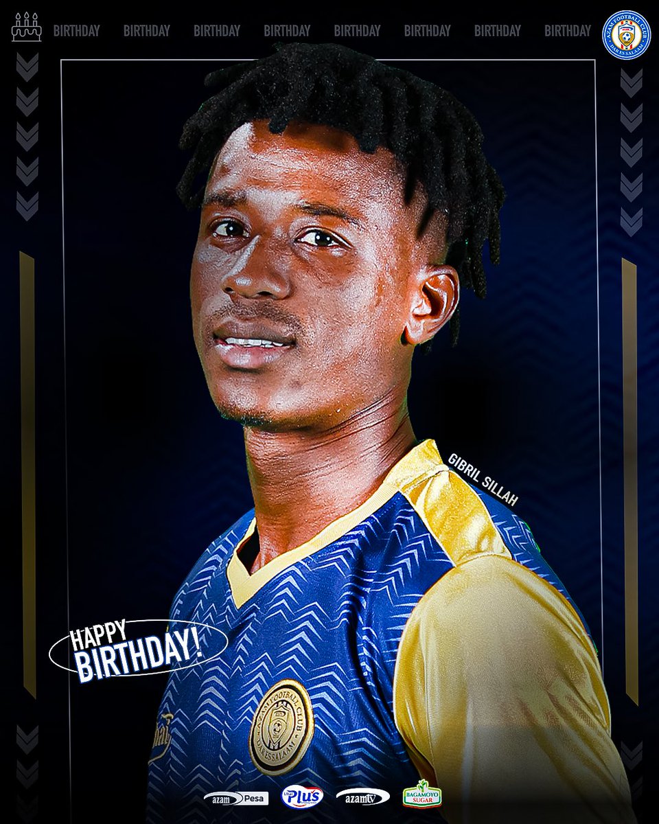 azamfc's tweet photo. #BirthdayWishes Happy Birthday The Killer Master, #GibrilSillah !!! 🎂🎂🎂

#weareazamfc #timuborabidhaabora https://t.co/EnneVDxtfc
