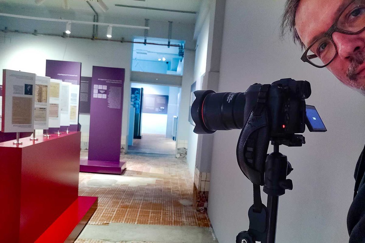 ideengruen's tweet image. #Fotoshooting und #Videodreh der neue Ausstellung &quot;HAFT – ZWANG – WILLKÜR – Vom Jugendgefängnis zum Frauenzuchthaus 1933-1945&quot; im #Menschenrechtszentrum #Cottbus e.V.. Ein eindringlicher Einblick in die düstere Geschichte der #Haftanstalt während der #NS-Zeit.