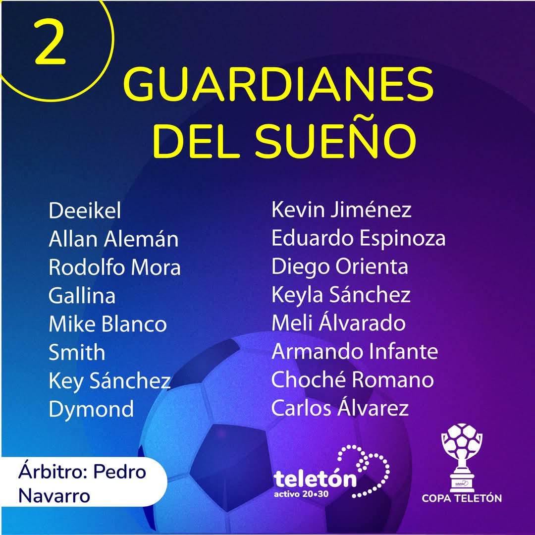 Marlenetica's tweet image. ⚽️🔥 ¡No te perdás la Copa Teletón este sábado 7 de diciembre en el Estadio Ernesto Rohrmoser! Desde las 10:00 a.m. hasta las 2:00 p.m., disfrutá de un partidazo con influencers, periodistas deportivos y jugadores veteranos. 🏟️ Si no podés venir, seguí el en vivo en TikTok…