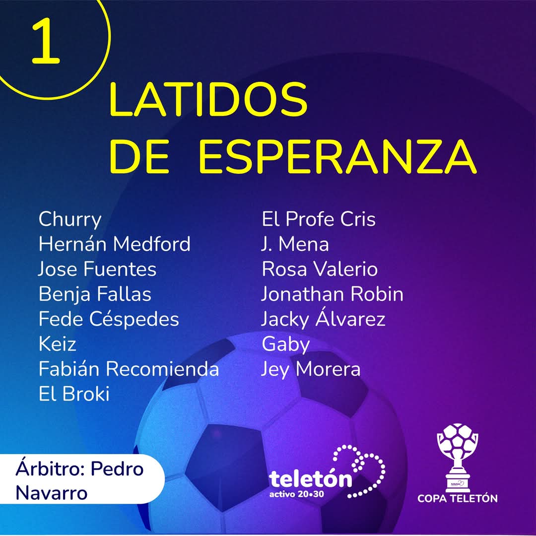 Marlenetica's tweet image. ⚽️🔥 ¡No te perdás la Copa Teletón este sábado 7 de diciembre en el Estadio Ernesto Rohrmoser! Desde las 10:00 a.m. hasta las 2:00 p.m., disfrutá de un partidazo con influencers, periodistas deportivos y jugadores veteranos. 🏟️ Si no podés venir, seguí el en vivo en TikTok…