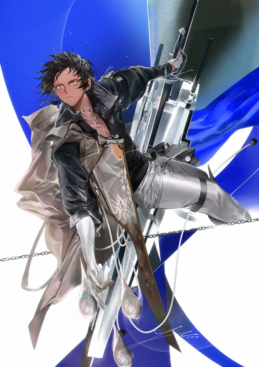 waiomori's tweet photo. 棘刺～🌟 #明日方舟 https://t.co/Vg1qBKQgAZ