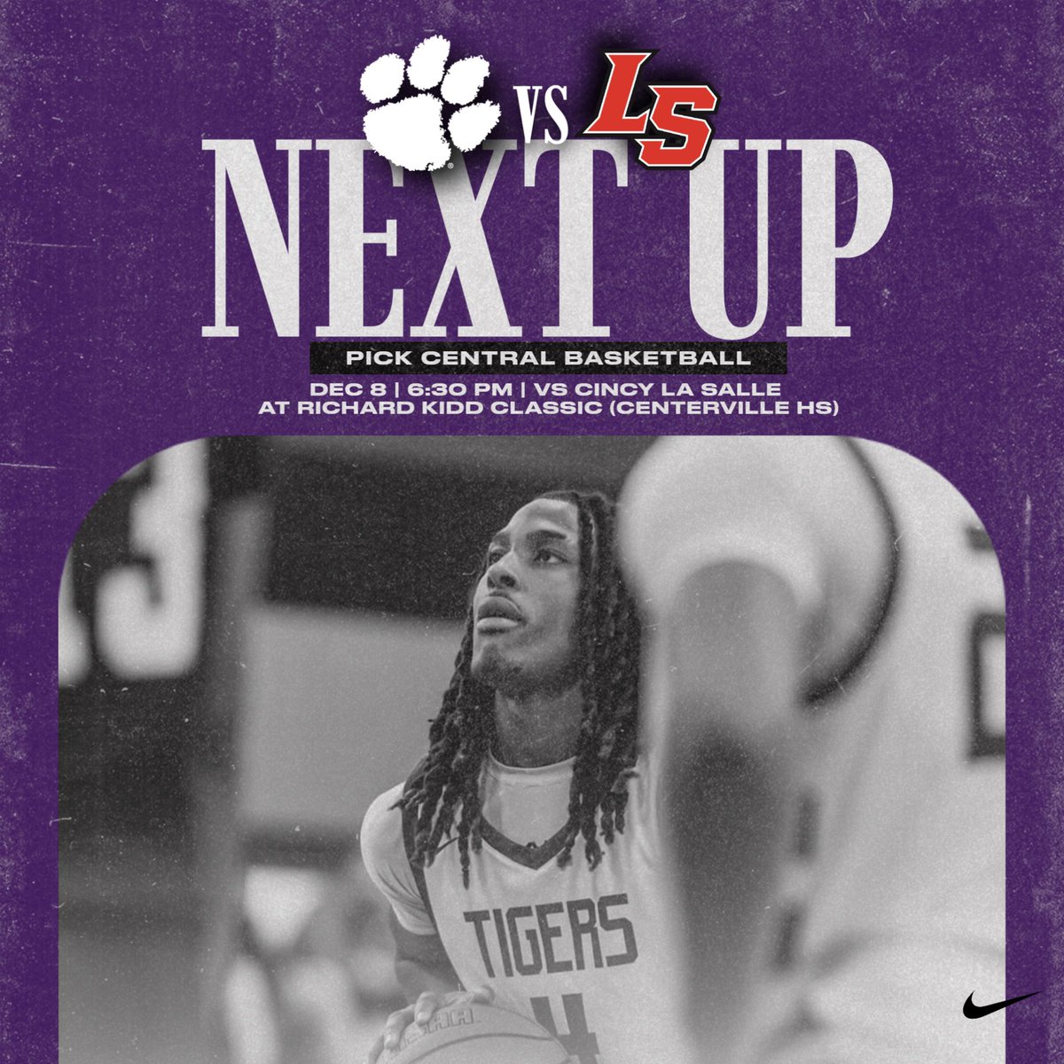 PCTigersHoops's tweet photo. #MoreWorkToDo 🤐

Tigers head to Centerville HS on Sunday, December 8th to play @LS_LancerMBB in the Rich Kidd Classic in honor of @CoachE_10 late Coach and friend 🙏

#TigerBasketball 🐯🏀🔥 https://t.co/VUX0H4lExO
