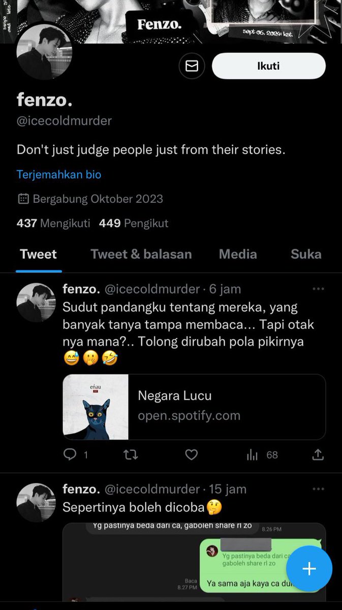 towarzd's tweet image. izinin saya selaku korban pelecehan verbal, pencemaran mana baik dan pengancaman dari oknum fenzo atau rexsa untuk speak up terkait 3 perkara di atas, untuk yang melihat tweet saya dimohon untuk tidak memihak dan memahami betul isi konteks dalam tweet ini, mari mulai.