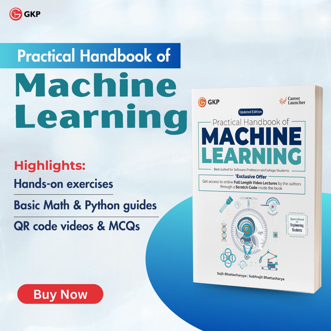 GKPonline's tweet image. Dive into World of Machine Learning with GKP’s Practical Handbook! 
Perfect for beginners, students, and software pros.
Buy now: buff.ly/3ZFqZWM
#machinelearning #machinelearningtools #machinelearningmaster #machinelearningengineer #machinelearningtraining