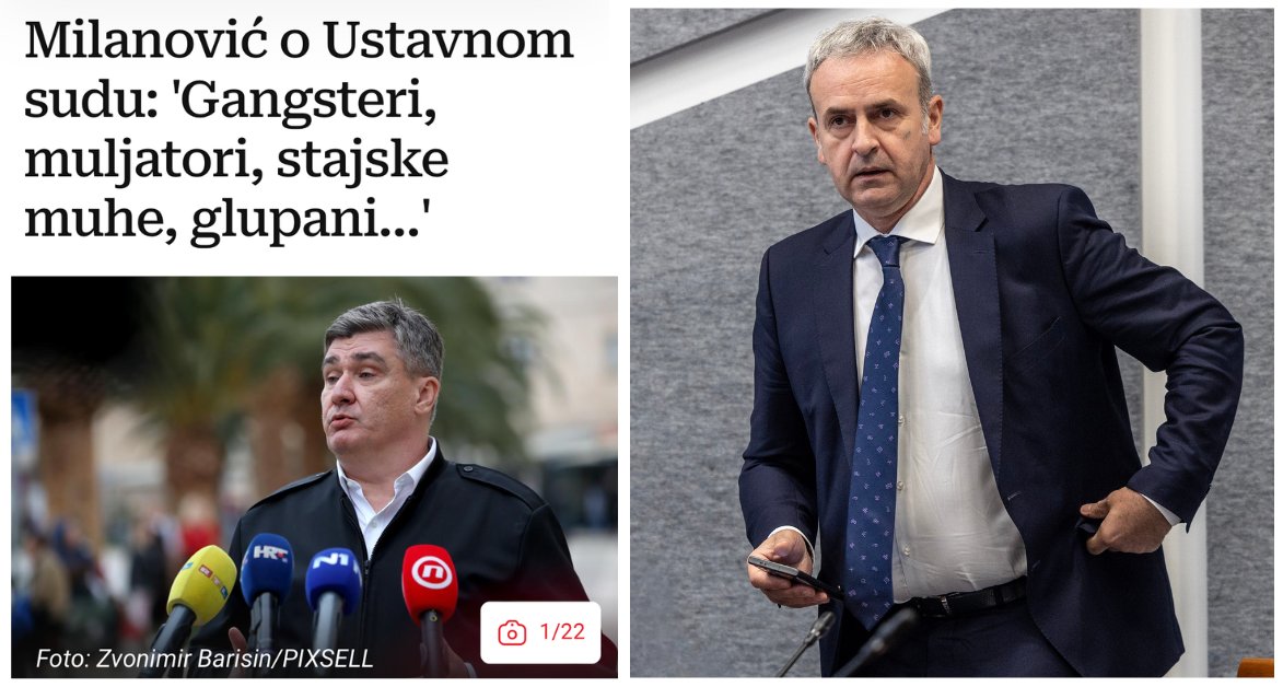 HDZ_HR's tweet photo. Hrvati su još jednom vidjeli zašto #HDZ 3x zaredom pobjeđuje na izborima, a Cirkus #SDP 3x gubi. Ali i kako je pravna struka „zašamarala“ Milanovića. #SaborRH je 2/3 većinom izabrao 10 sudaca #USUD &amp; tako spriječio ozbiljniju ustavnu krizu. ➡️ https://t.co/wsEn1UAKOL https://t.co/NzmDiImC2H