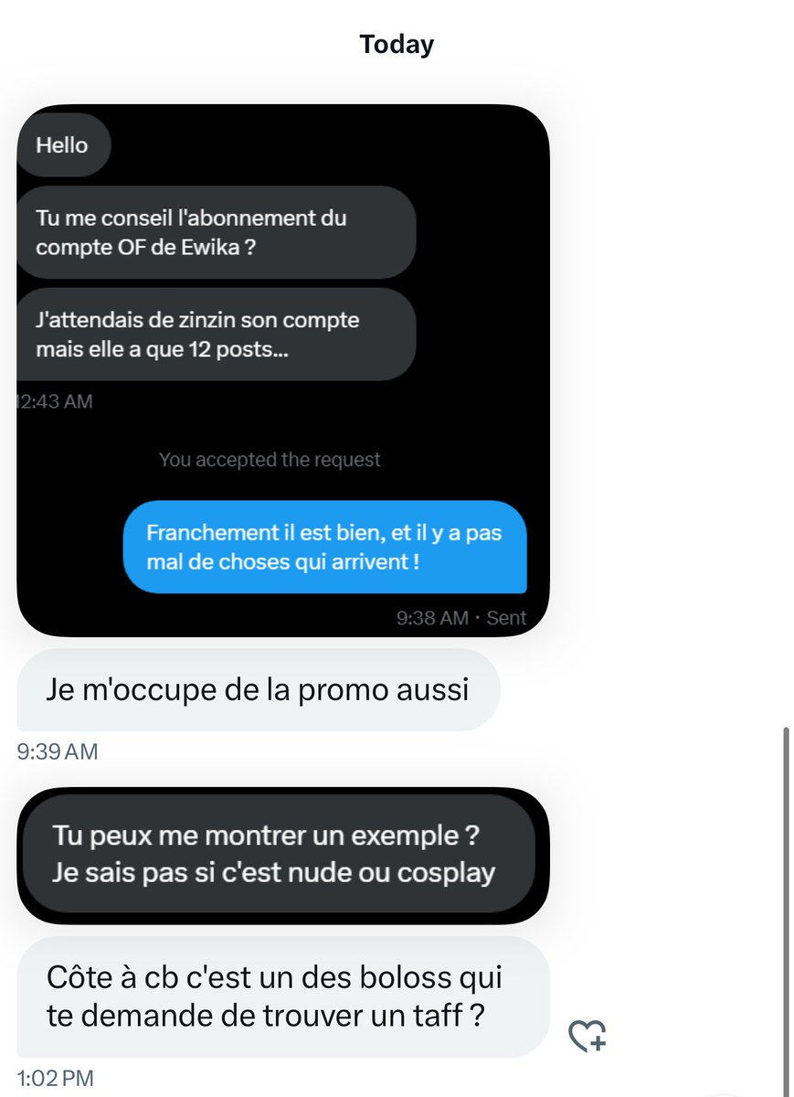 ewiiiika's tweet photo. Ptdr vous êtes des gros rats vous aurez rien gratuit bande d’abrutis https://t.co/rsjL3JlwZs