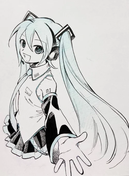 >初音ミク>ワンピースのウタちゃん 