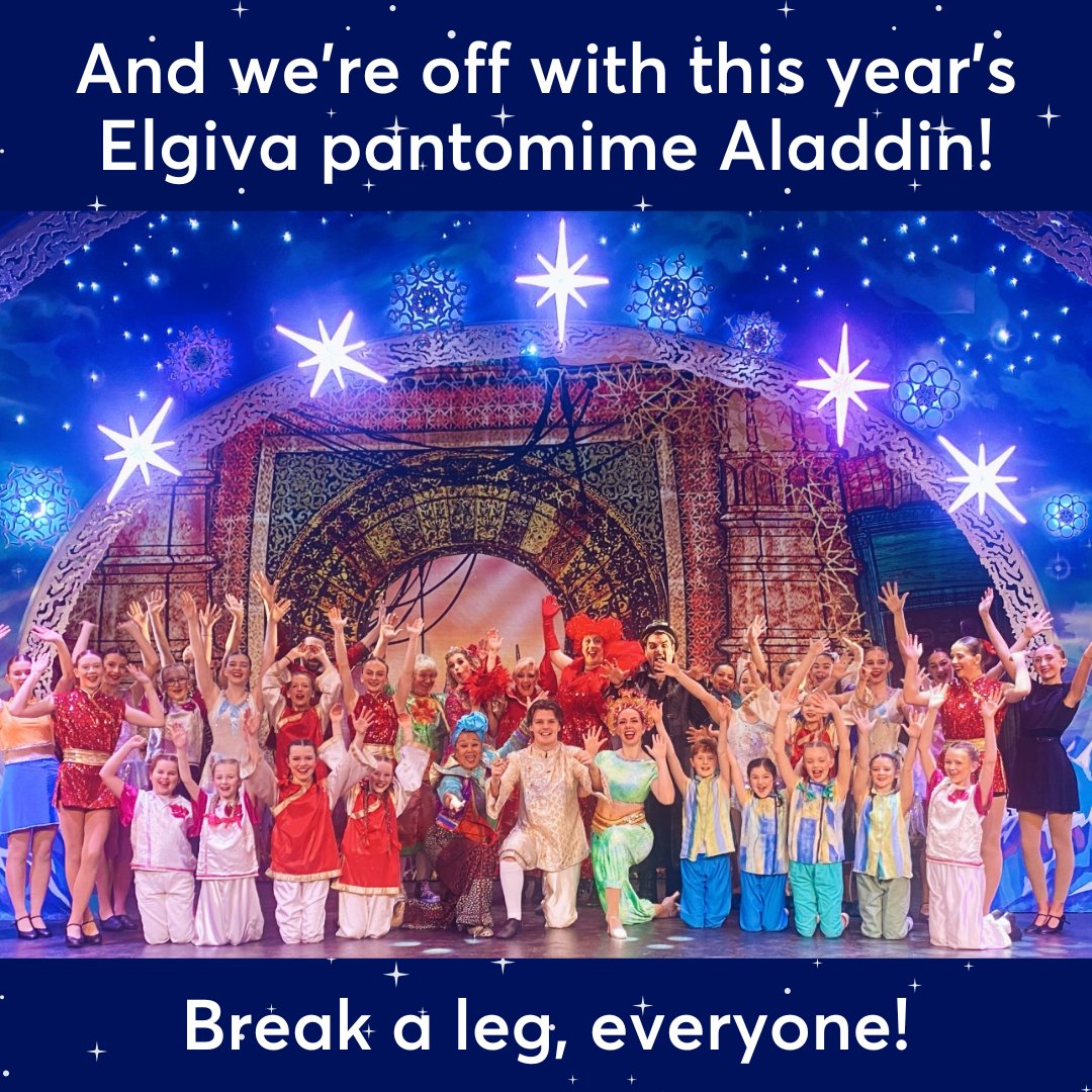 Rehearsals done, gags prepped, theatre decorated, music cued &amp; costumes fitted... it is #CURTAINUP on our very first #pantomime of the season.

elgiva.com/aladdin/
#elgiva #chesham #panto #Christmas #Christmas2024 #aladdin #pantofun #familyfun #overtureandbeginners #breakaleg