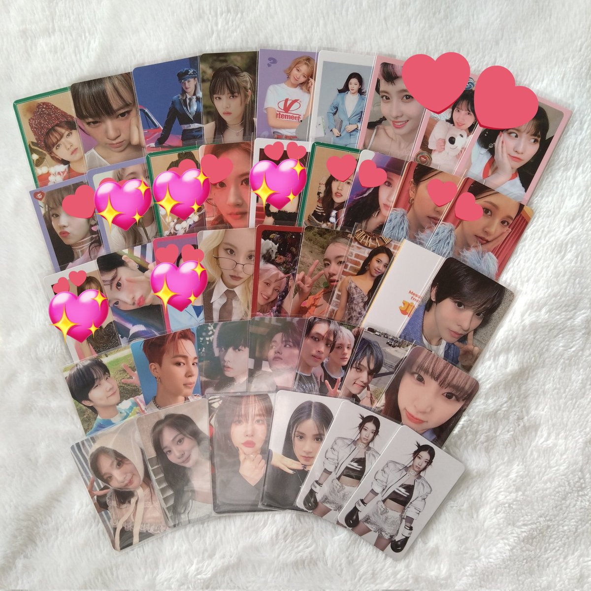 _ru004's tweet photo. @KI66XxxvHMx4Una リプありがとうございます.ᐟ.ᐟ
こちらの💕求めてます！
💖の5枚と交換可能でしょうか？
3枚目のような傷ありますm(_ _)m https://t.co/MiP7Pd1jxK