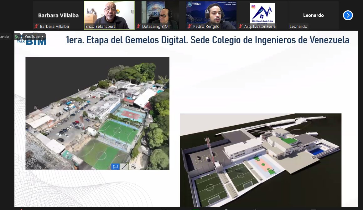 datalaing's tweet photo. Presentación del Ing. Enzo Betancourt 🇻🇪 / Pdte. del CIV
☑️ “Importancia de la digitalización en la transformación profesional”
VI Congreso #HablemosBIM 2024
@CIVoficial https://t.co/UJatpTPOov