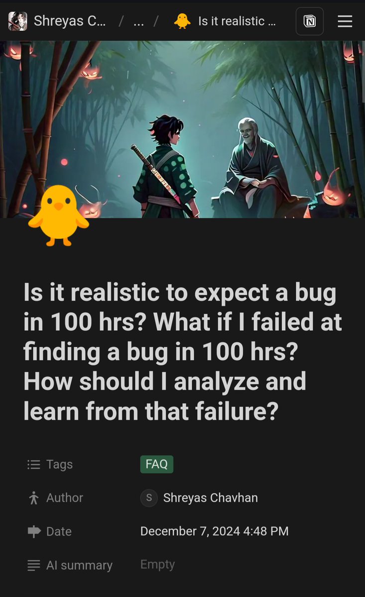 shreyas_chavhan's tweet image. Received a really interesting question in my DMs. Wanted to answer it publicly:
🔗 Link:
shreyaschavhan.notion.site/Is-it-realisti…
#BugBounty